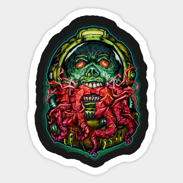 Parasite Alien Sticker by Villainmazk